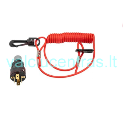 12V ignition key with switch